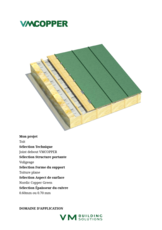 Cahier de charges joint debout toiture sur voliges aérées -VMCOPPER Green